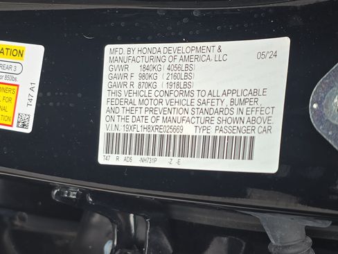 Used 2024 Honda Civic Sport Touring image 37