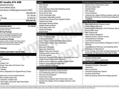 New 2026 GMC Acadia AT4 w/ Luxury Package AWD/4WD image 9