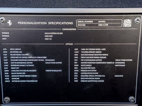 Used 2024 Ferrari 296 GTB RWD image 39
