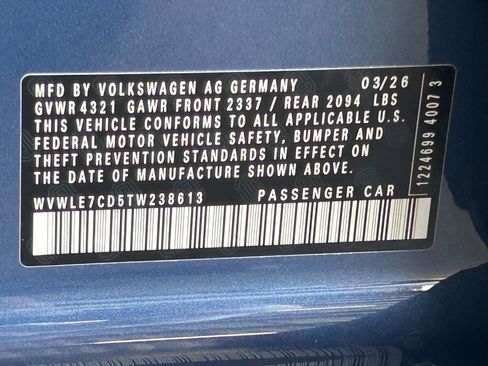 New 2026 Volkswagen GTI S FWD image 56