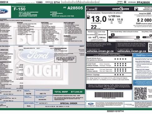 Used 2023 Ford F150 XLT w/ Equipment Group 302A High AWD/4WD image 16
