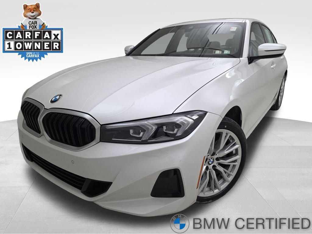 Certified 2023 BMW 330i xDrive Sedan w/ Driving Assistance Package AWD/4WD image 1
