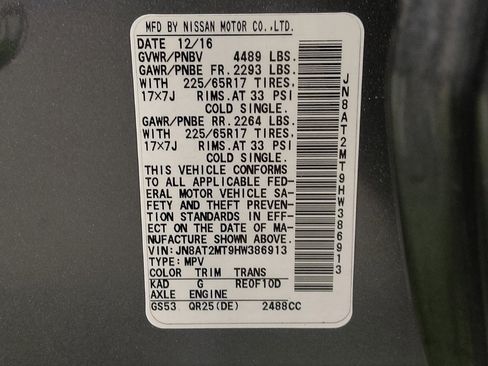 Used 2017 Nissan Rogue S FWD image 33