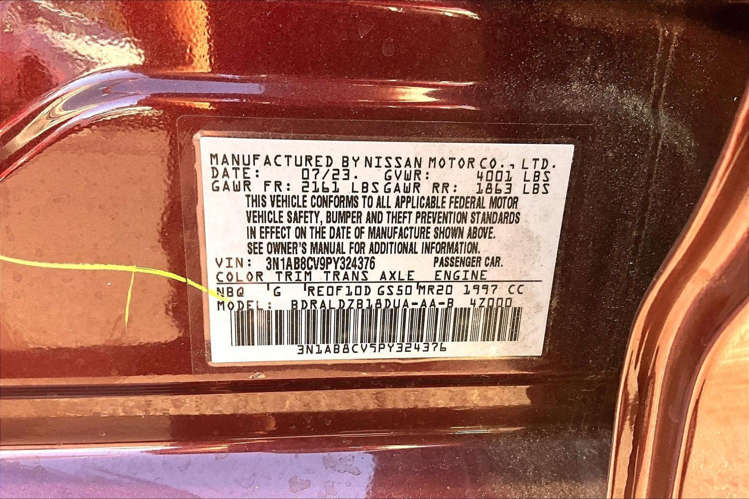 Used 2023 Nissan Sentra SV FWD image 29