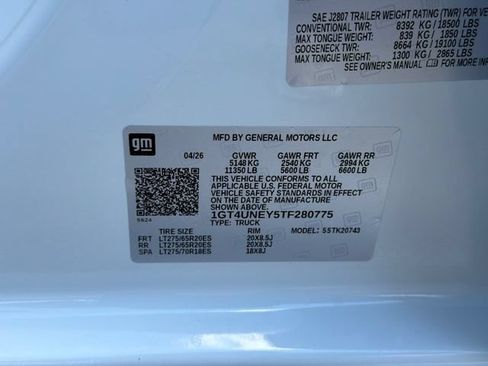 New 2026 GMC Sierra 2500 SLT w/ SLT Premium Package AWD/4WD image 24