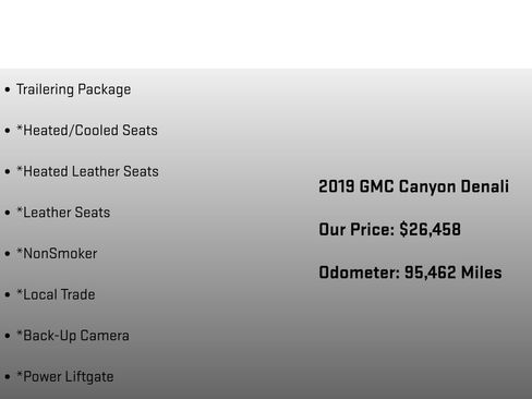Used 2019 GMC Canyon Denali AWD/4WD image 18