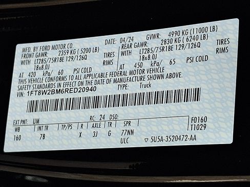 Used 2024 Ford F250 Platinum w/ Tremor Off-Road Package image 26