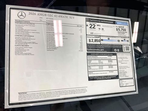 New 2026 Mercedes-Benz GLC 43 AMG 4MATIC image 19