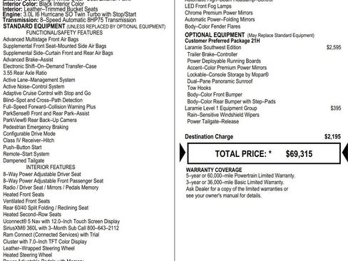 New 2026 RAM 1500 Laramie w/ Laramie Southwest Edition image 2