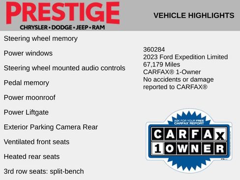 Used 2023 Ford Expedition Limited AWD/4WD image 4