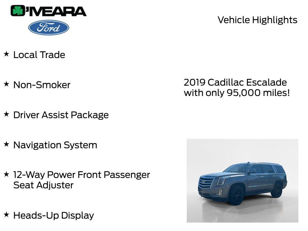 Used 2019 Cadillac Escalade Premium Luxury AWD/4WD image 7