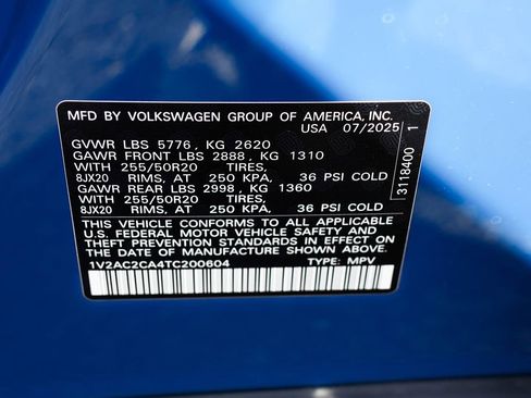 New 2026 Volkswagen Atlas Cross Sport SEL R-Line AWD/4WD image 42