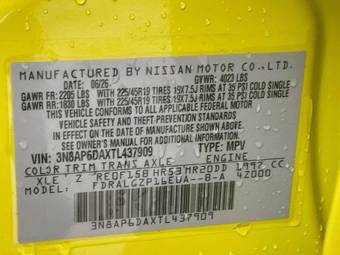 New 2026 Nissan Kicks SR w/ Cold Weather Package FWD image 20