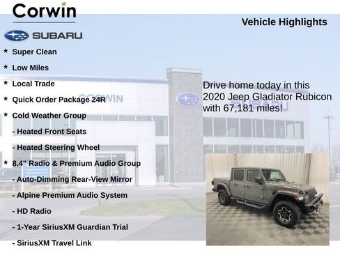 Used 2020 Jeep Gladiator Rubicon image 6