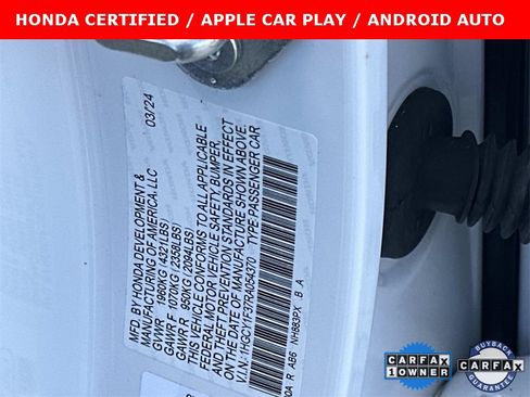 Certified 2024 Honda Accord EX image 30
