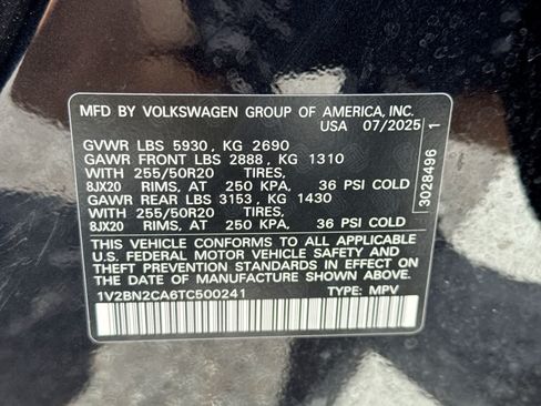 Certified 2026 Volkswagen Atlas SEL AWD/4WD image 43