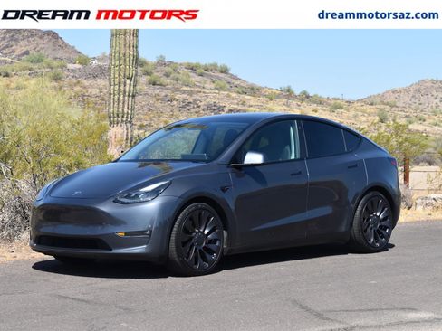 Used 2021 Tesla Model Y Performance AWD/4WD image 1
