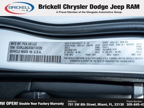 New 2025 Jeep Grand Cherokee L Limited w/ Black Appearance Package RWD image 36