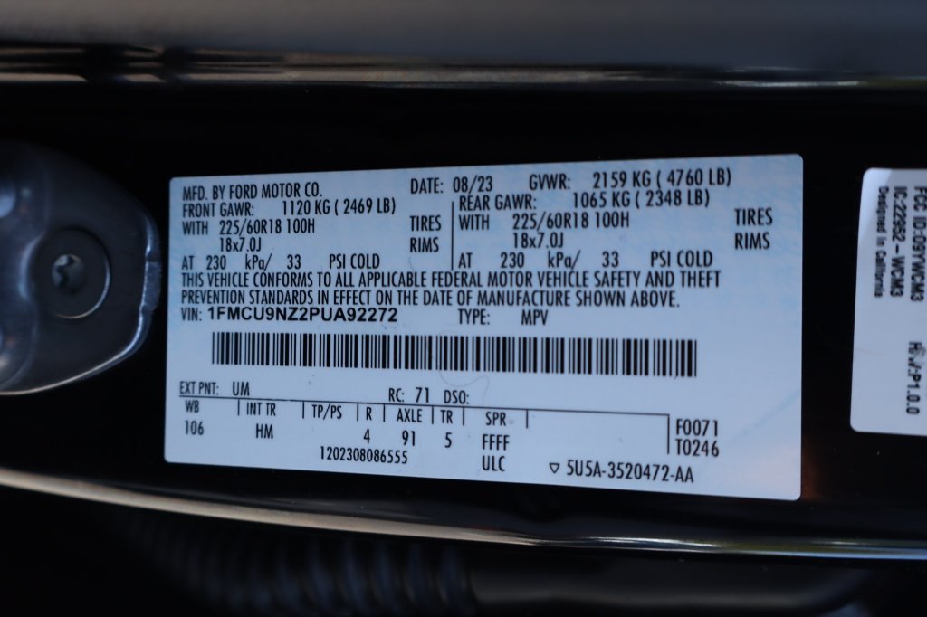Used 2023 Ford Escape ST-Line Select w/ Tech Pack #2 AWD/4WD image 37