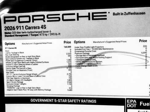 New 2026 Porsche 911 Carrera 4S image 31