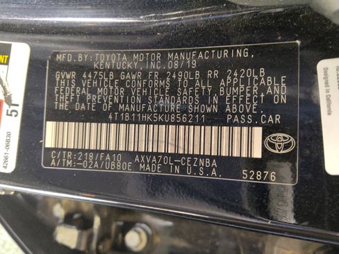 Used 2019 Toyota Camry LE w/ Carpet Mat Package FWD image 33