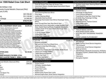 Used 2023 RAM 1500 Rebel w/ Rebel Level 2 Equipment Group