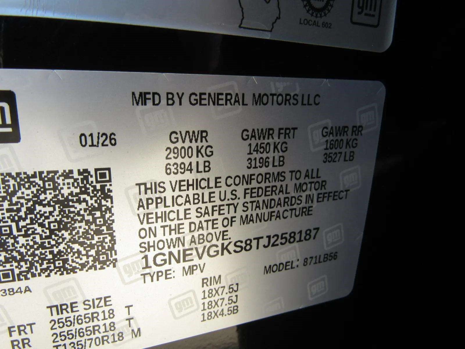 Used 2026 Chevrolet Traverse LT w/ Driver Confidence Package AWD/4WD image 6