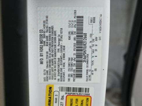 Used 2018 Ford Fusion SE FWD image 61