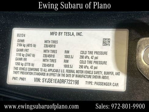 Used 2024 Tesla Model 3 Standard Range RWD image 34
