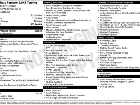 Used 2015 Subaru Forester 2.0XT Touring w/ Rugged Package #2 image 35
