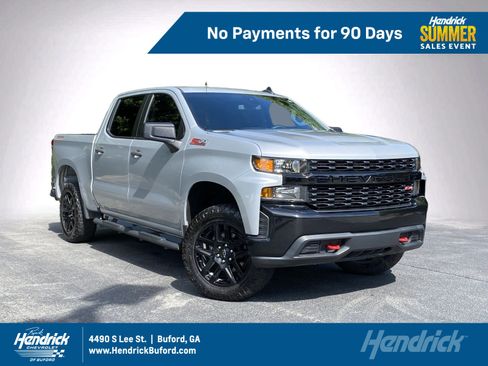 Used 2022 Chevrolet Silverado 1500 Custom Trail Boss w/ Safety Confidence Package AWD/4WD image 1