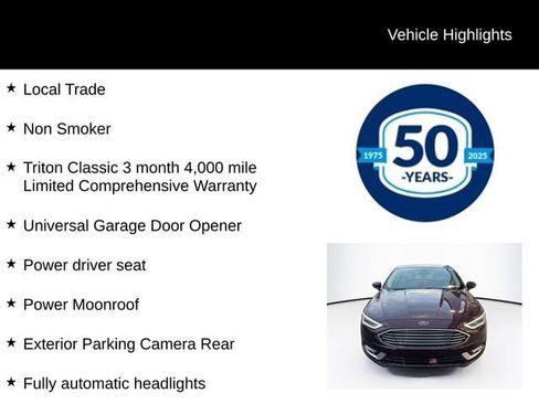 Used 2017 Ford Fusion SE w/ Equipment Group 602A image 5