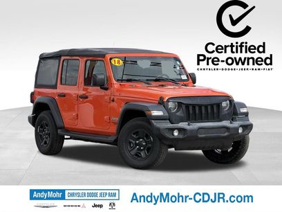 Certified 2018 Jeep Wrangler Unlimited Sport S