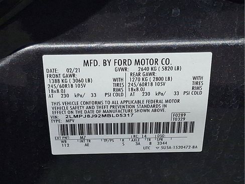 Used 2021 Lincoln Nautilus AWD w/ Equipment Group 101A image 23