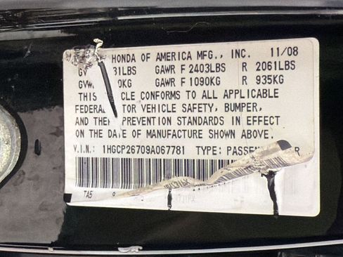 Used 2009 Honda Accord EX image 22