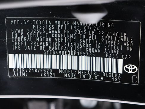 Certified 2024 Toyota Corolla LE image 37