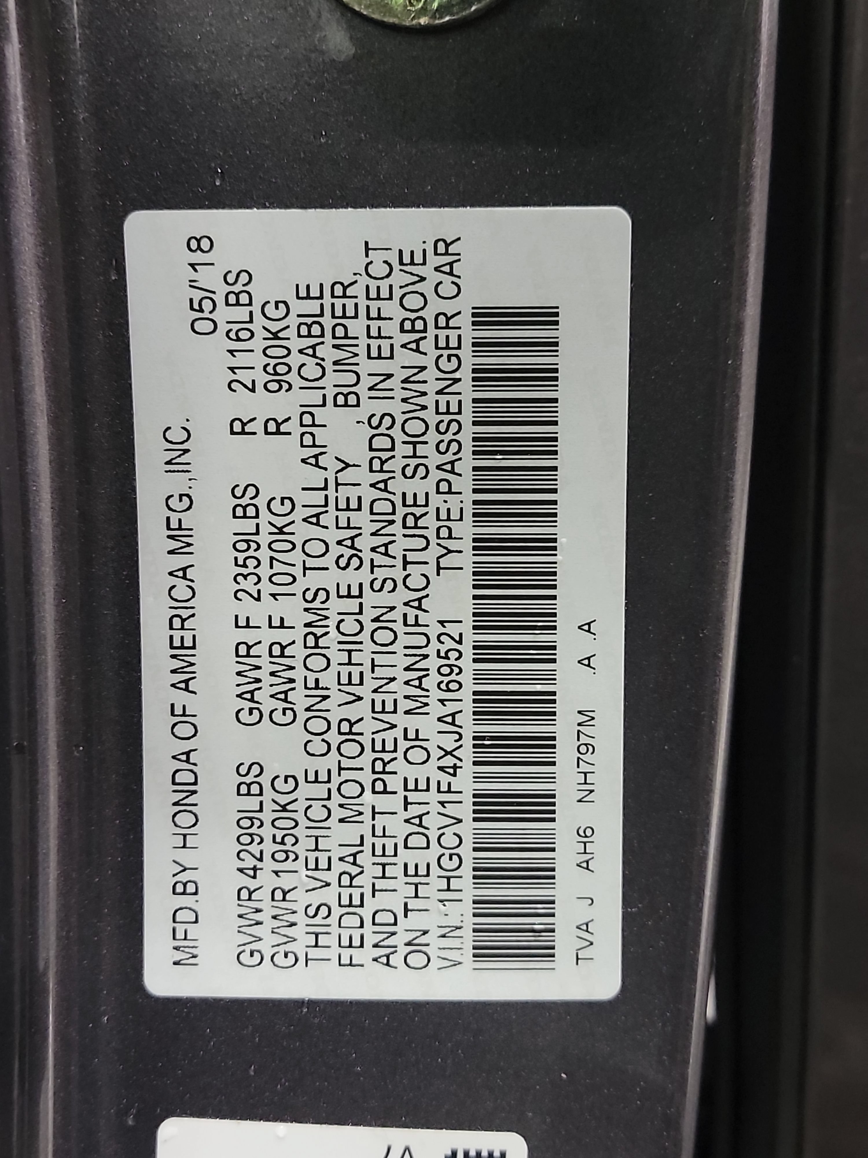 Used 2018 Honda Accord EX image 33
