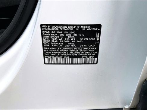 Used 2021 Volkswagen Atlas SE image 14