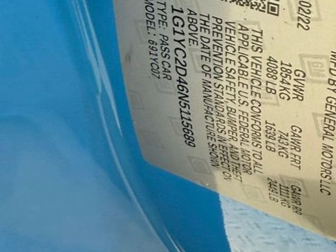 Used 2022 Chevrolet Corvette Stingray Premium Cpe w/ Z51 Performance Package image 36