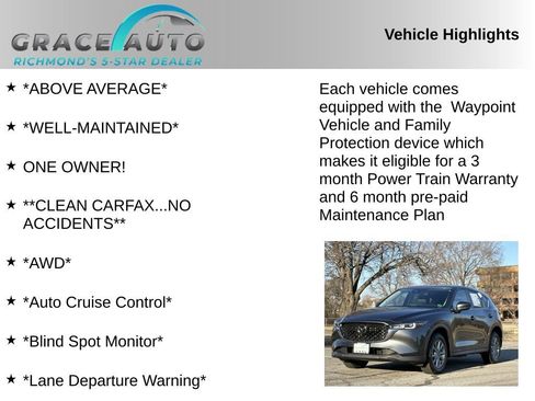 Used 2022 MAZDA CX-5 AWD 2.5 S w/ Select Package image 2