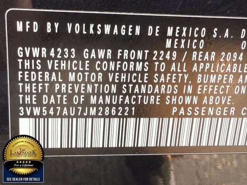 Used 2018 Volkswagen GTI SE w/ SE Leather Package image 33