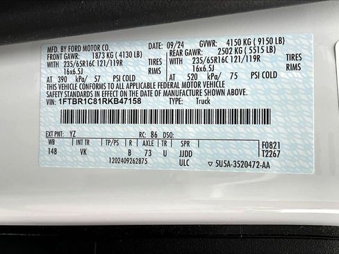 Used 2024 Ford Transit 250 148 Medium Roof image 13