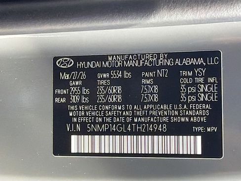 New 2026 Hyundai Santa Fe SE FWD image 31