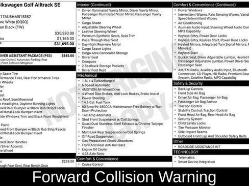 Used 2017 Volkswagen Golf Alltrack SE image 16