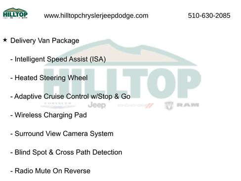 New 2024 RAM ProMaster 3500 w/ Delivery Van Package image 10