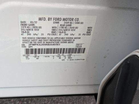 Certified 2022 Ford Edge SEL w/ Convenience Package AWD/4WD image 41