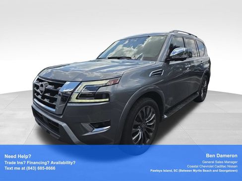 Certified 2023 Nissan Armada Platinum w/ Captain's Chairs Package RWD image 1