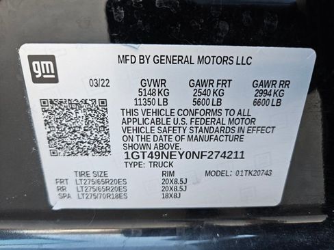 Used 2022 GMC Sierra 2500 SLT w/ SLT Convenience Package AWD/4WD image 19