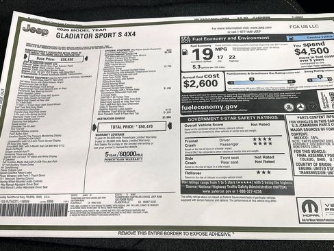 New 2026 Jeep Gladiator Sport image 21