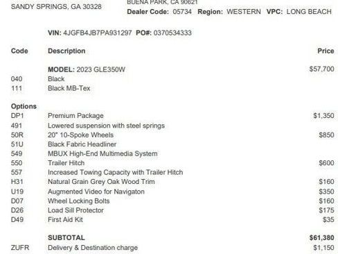 Certified 2023 Mercedes-Benz GLE 350 GLE 350 image 4